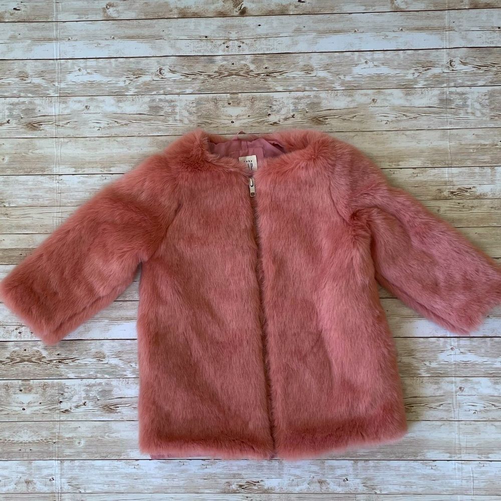 Gap Faux Fur Coat
